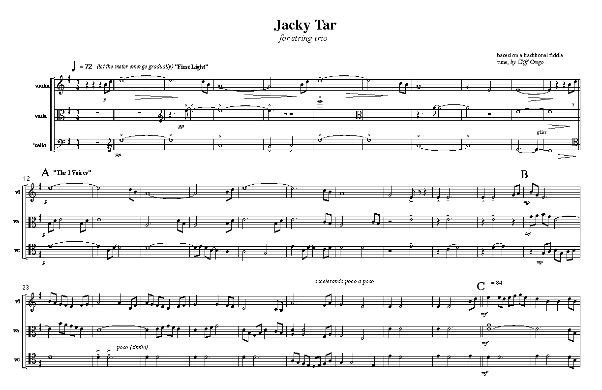 Page 1 of the Jacky Tar Trio