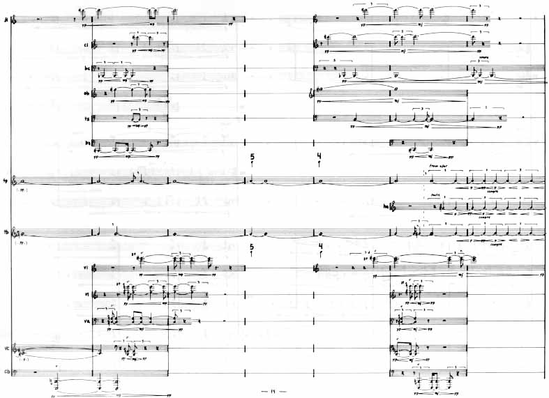 Page 2 of Pharos for Chamber Orchestra