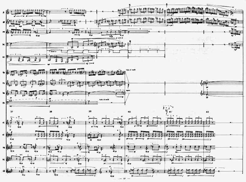 Page 3 of Pharos for Chamber Orchestra