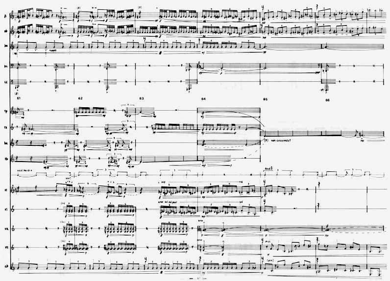 Page 5 of Pharos for Chamber Orchestra