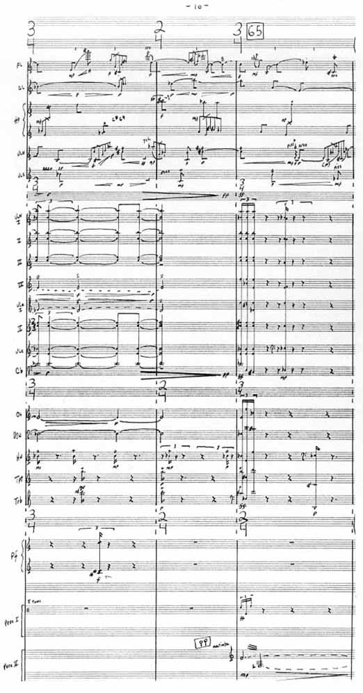 Page 3 of Schlieren for Chamber Orchestra