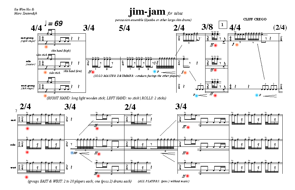 Page 1 JIM-JAM | for drum ensemble