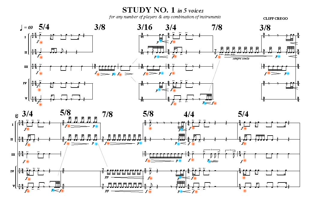 Page 1 STUDY NO. 1 | for 5 voices