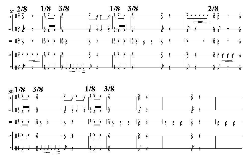 Page 3 STUDY NO. 2 | for 5  voices
