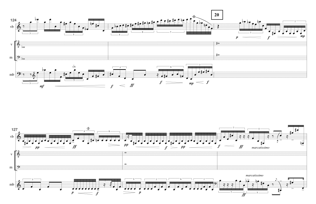 Page 16 TIMELINE | for vibraphone & marimba