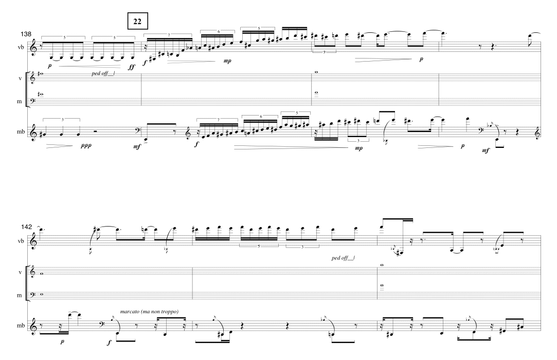 Page 18 TIMELINE | for vibraphone & marimba