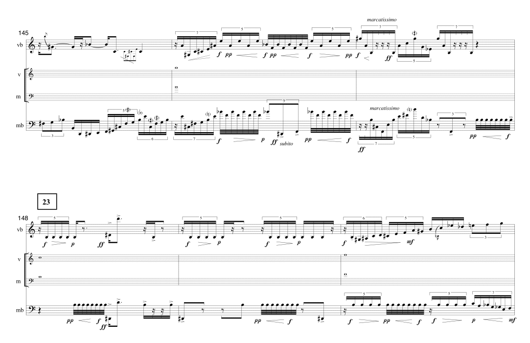 Page 19 TIMELINE | for vibraphone & marimba