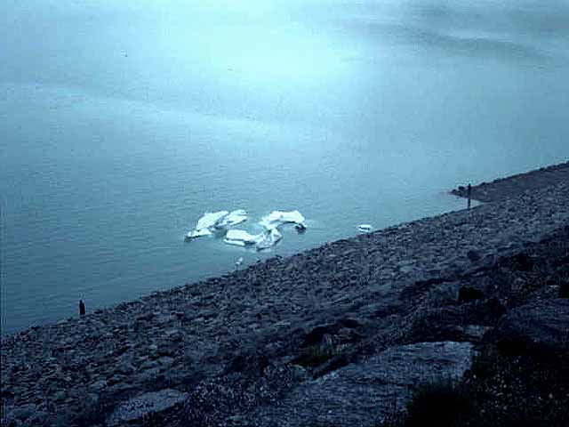 Two Fishermen, Early Spring—the alps