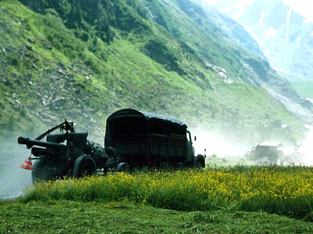 Cannons in the Hay, the Alps