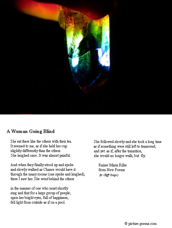 Card: Rainbow Crystal/Going Blind (fold A4)