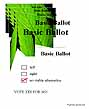 Poster: BASIC BALLOT