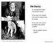 Poster: On Poetry