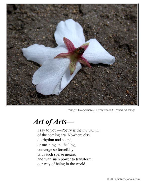 Picture/Poem Poster:  Art of Arts