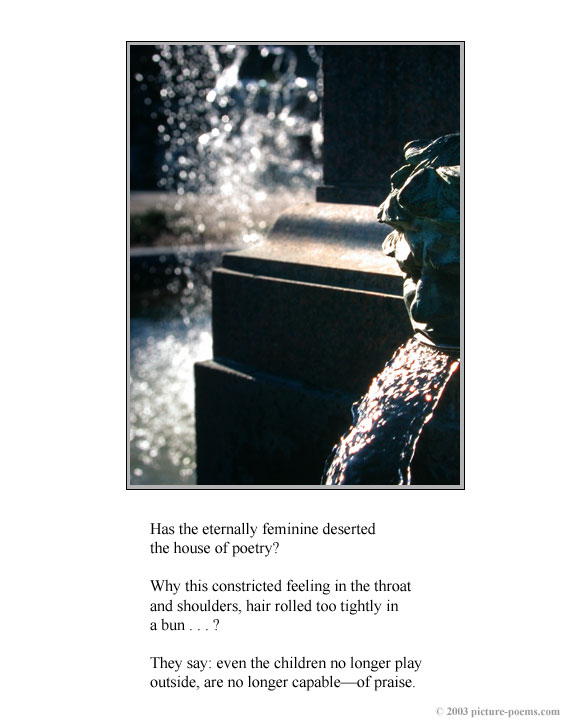 Picture/Poem Poster:  House of Poetry