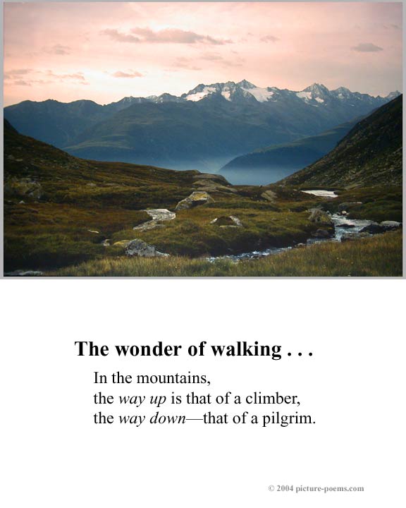 poster, mountain pilgrim