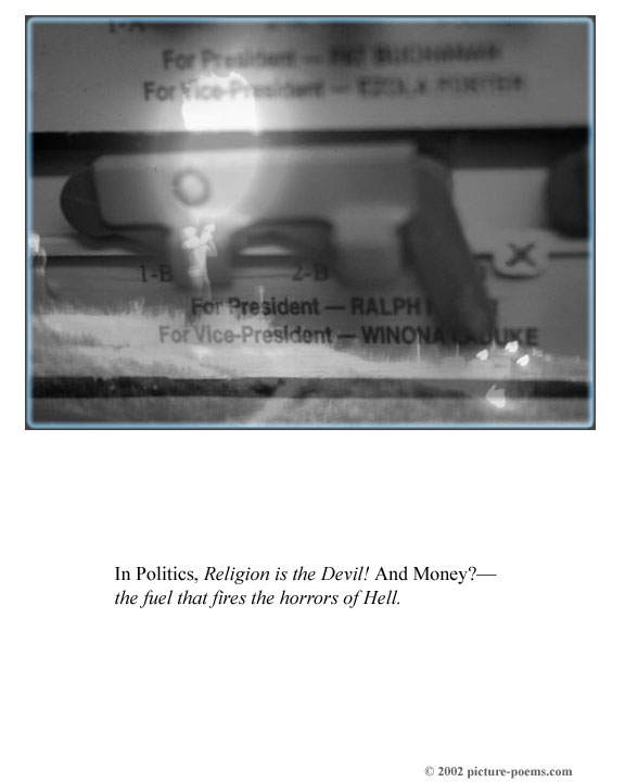 Picture/Poem Poster: Politics