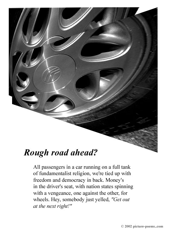 Picture/Poem Poster: Rough Road 