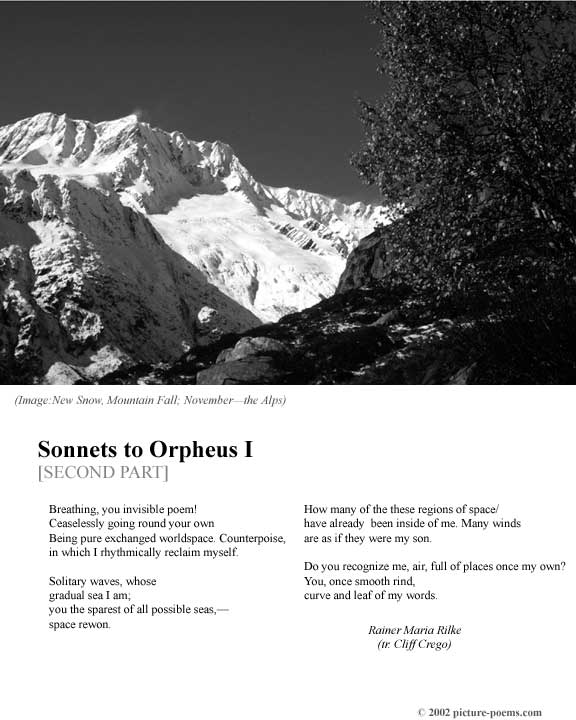 P/P Poster: Sonnets to Orpheus I [2]