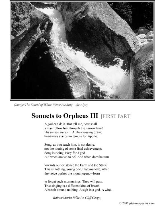 P/P Poster: Sonnets to Orpheus III [1]