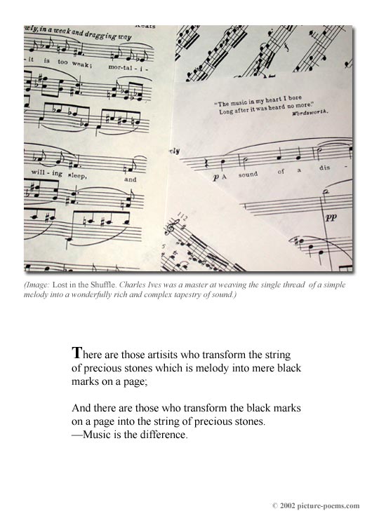 Picture/Poem Poster: Melody