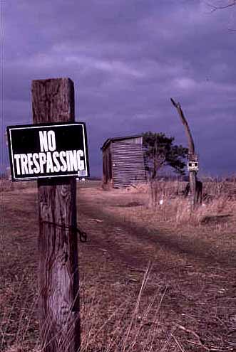 No Trespassing