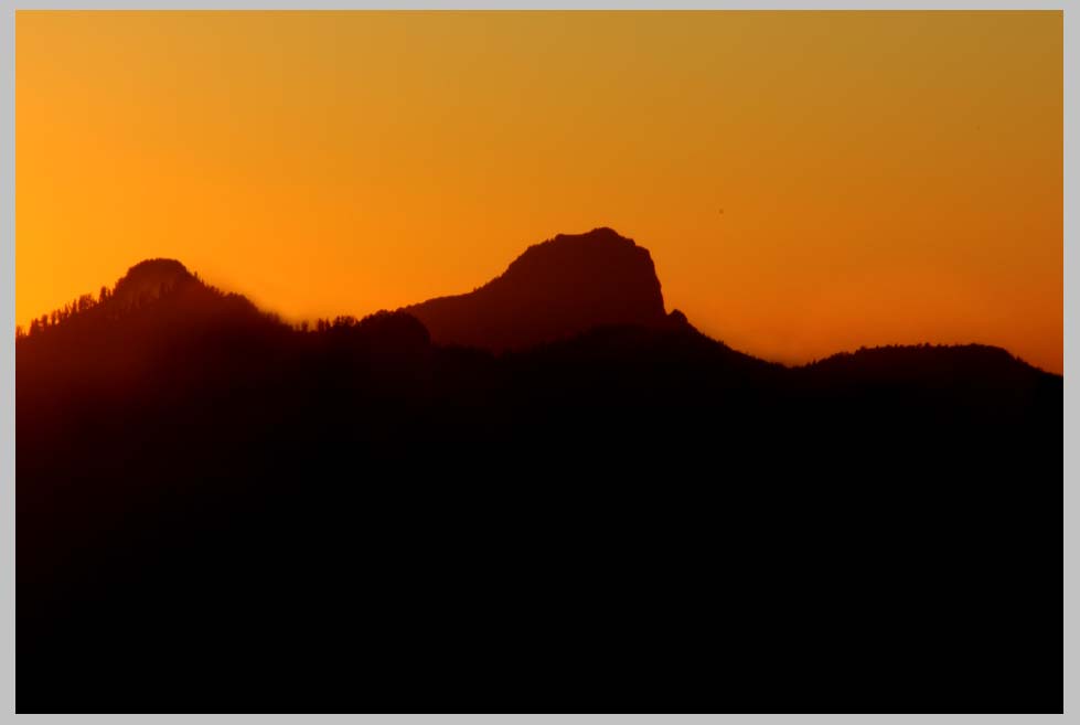 China Cap, sunclipse, The Wallowas