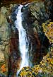 waterfall on granite