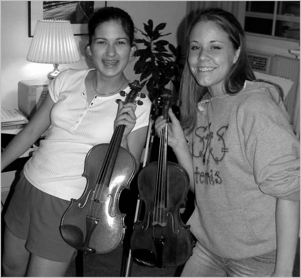 violin duo, wild iris