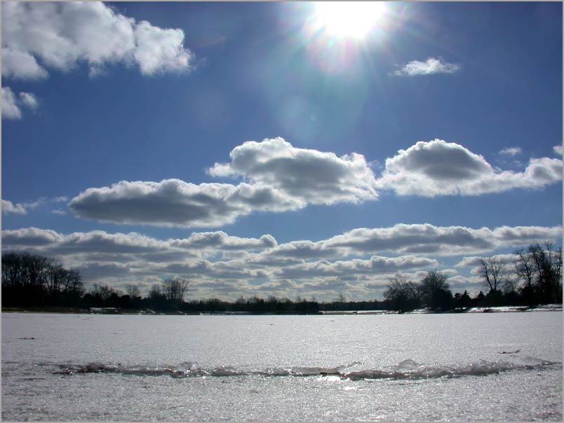 highnoon on frozen lake