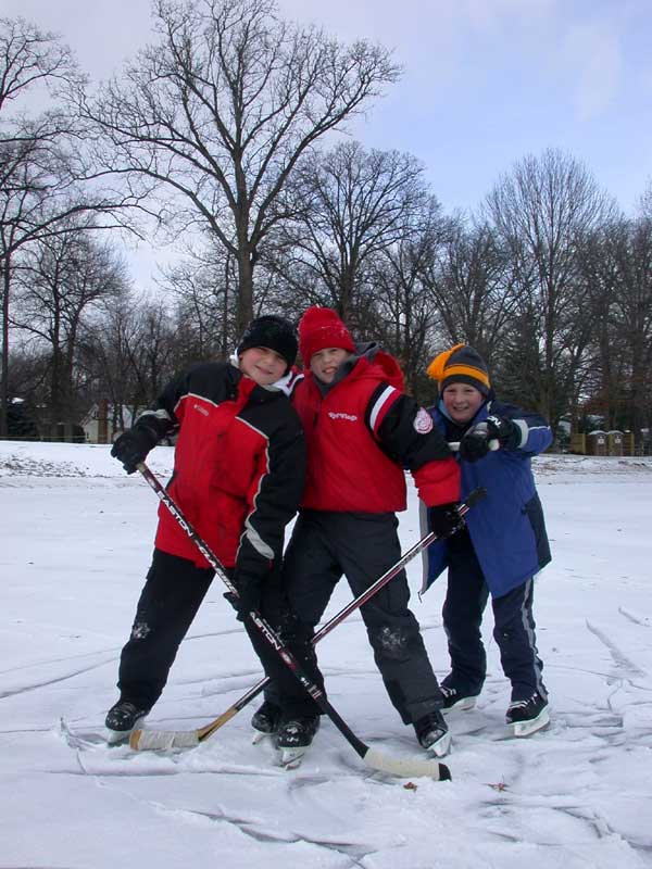 hockey trio