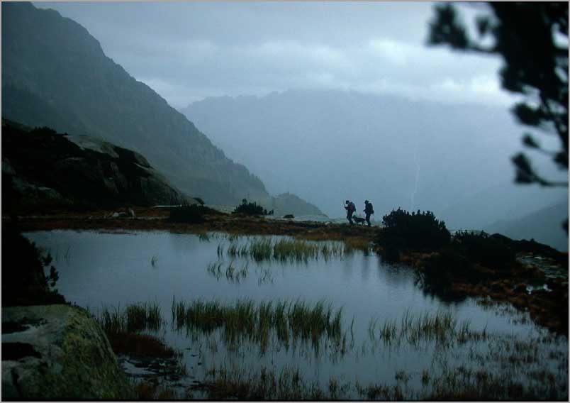 warm rain, mountain fall