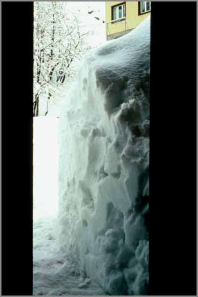 Digging Out, Spring Snow, the Alps