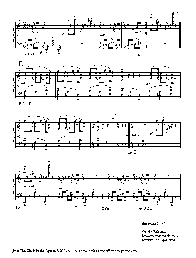 Page 3 of Triangle for harp
