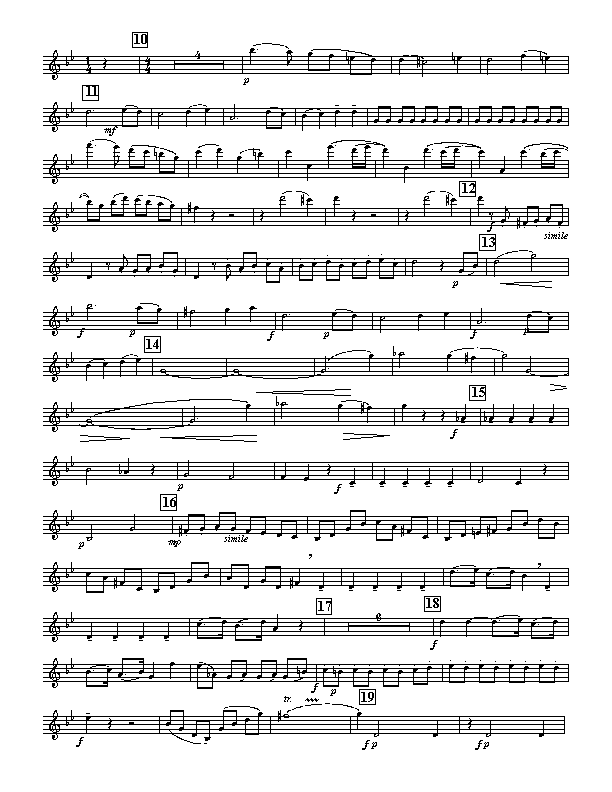 Page 2 OCTET | arr. MOZART A clarinet solo