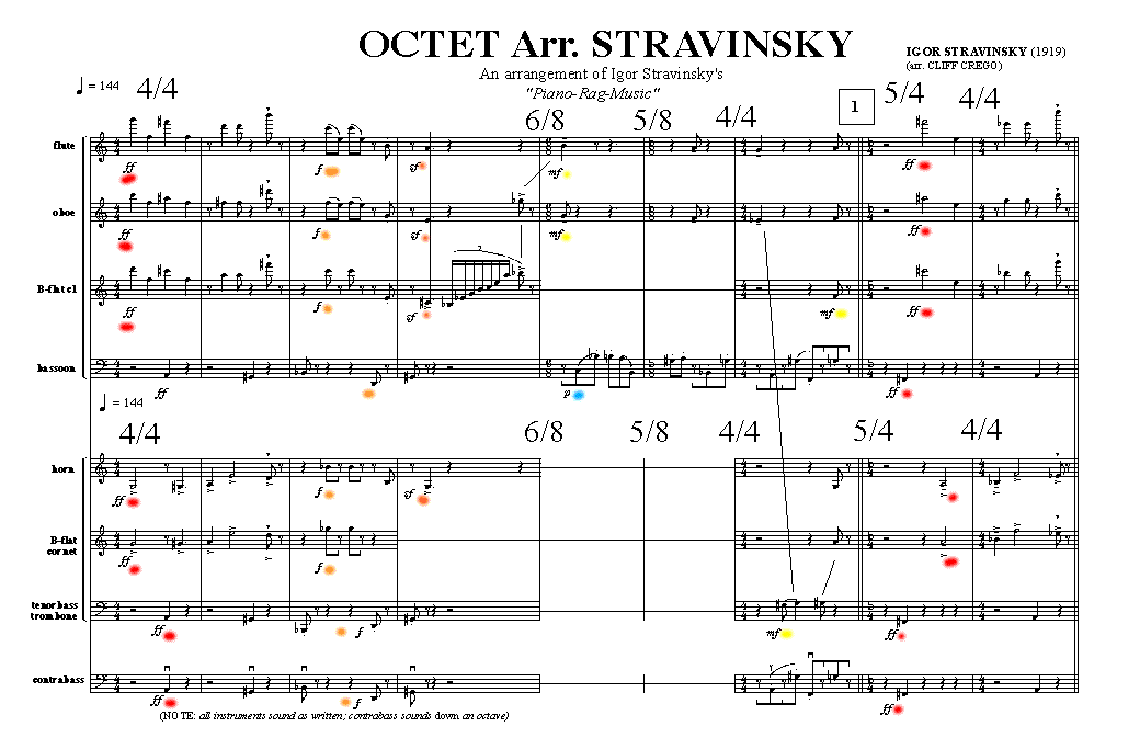 Page 1 OCTET | arr. STRAVINSKY RAG