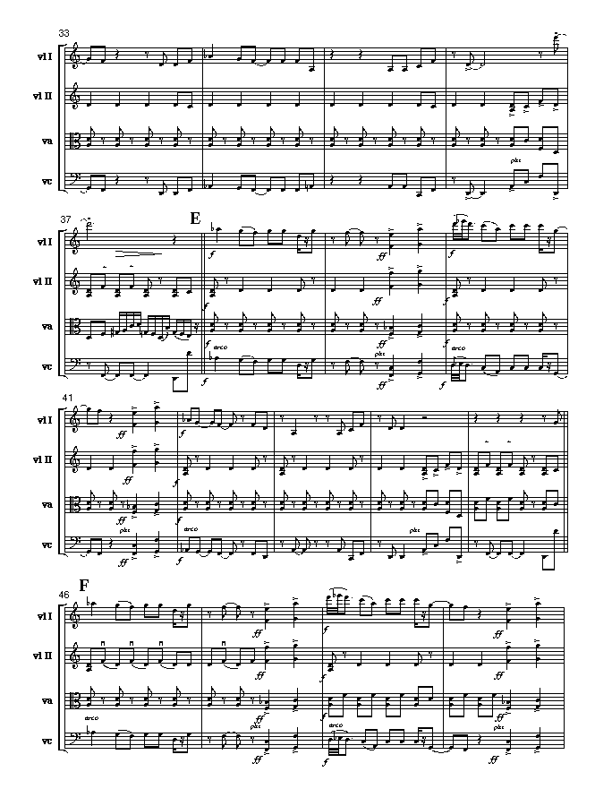 Page 3 of  MOV | for string quartet