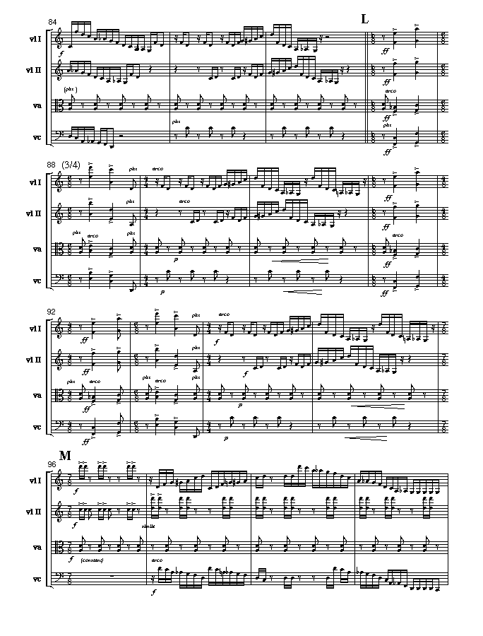 Page 6 of  MOV | for string quartet
