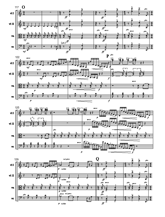 Page 8 of  MOV | for string quartet