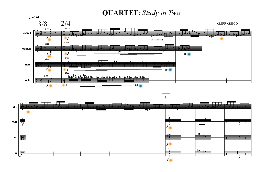 Page 1 QUARTETs | Study in Two