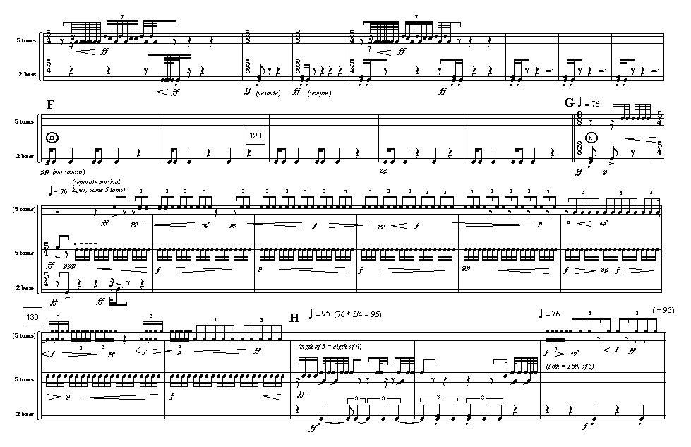 Page 5 of Mintaka: for percussion solo