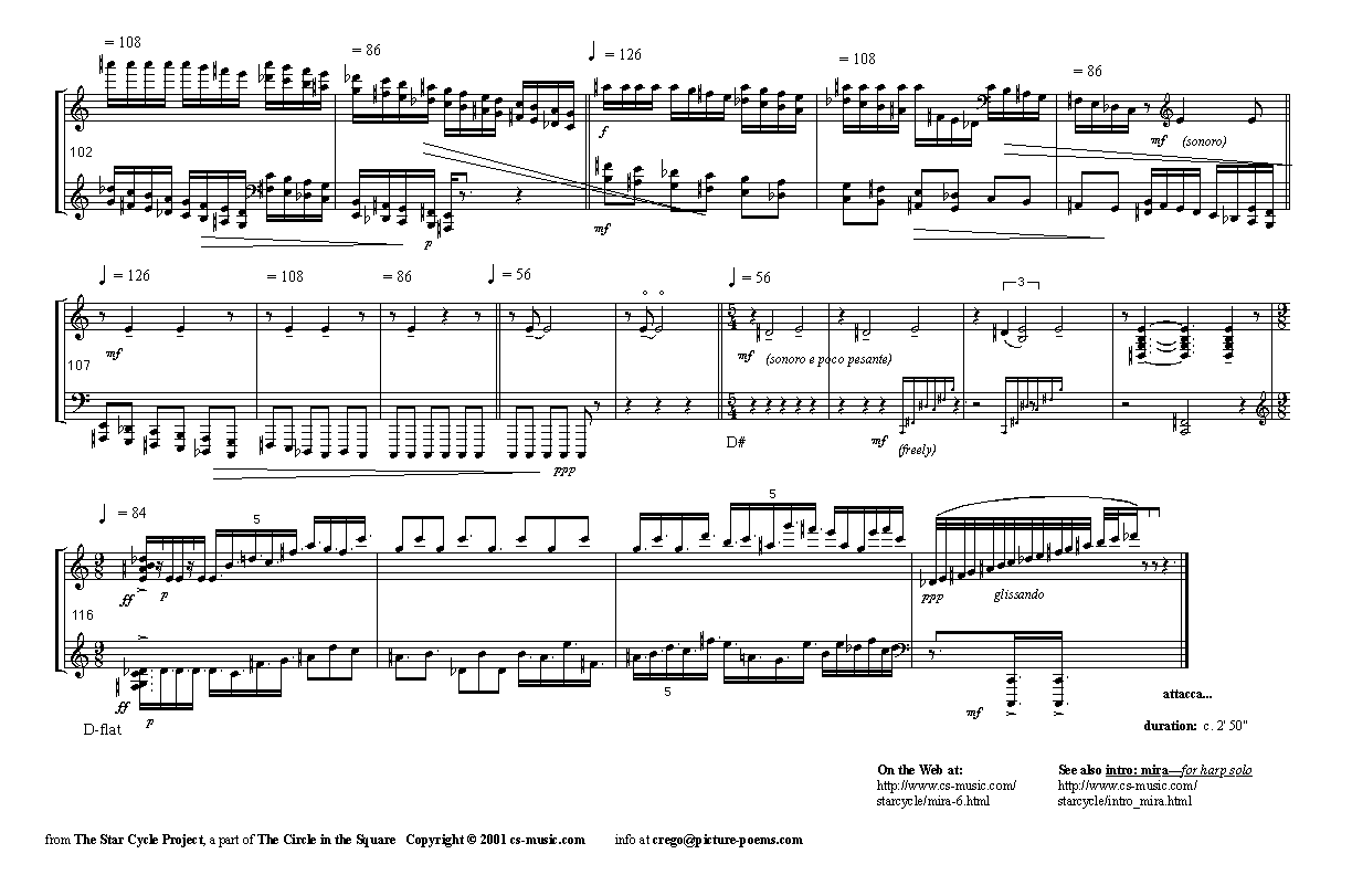 Page 5 of Mira: movement II