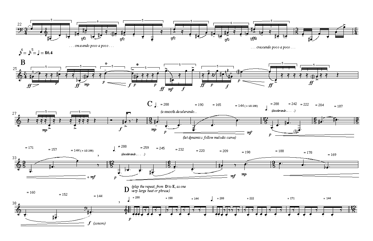 Page 2 of Sirrah for Solo Horn