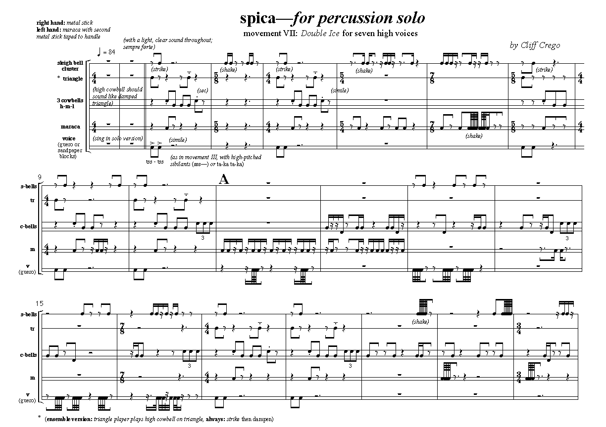 Page 1 of Spica: Movement VII