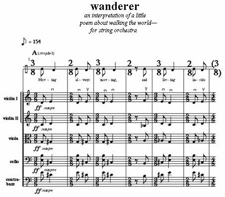 Page 1 of Wanderer for Strings