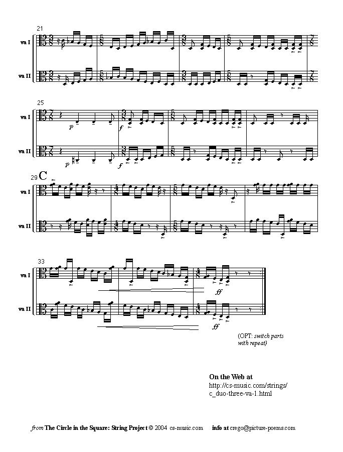 Page 2 of Cheltenham Duo IIIc | two violins