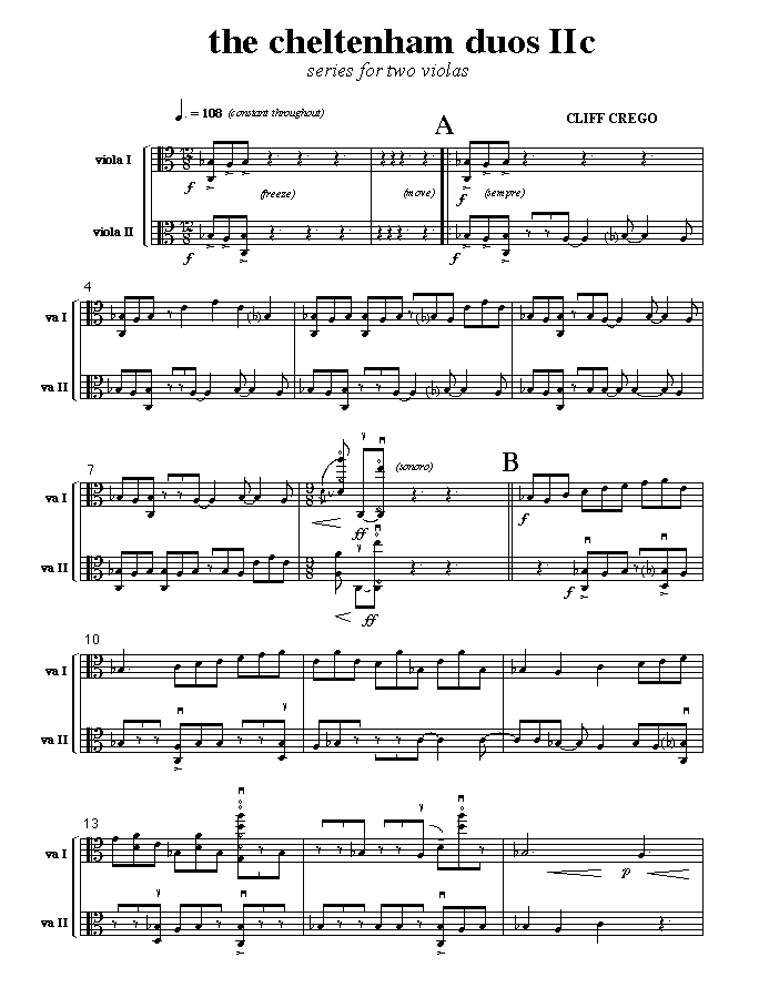 Page 1 of Cheltenham Duo IIc | two violas