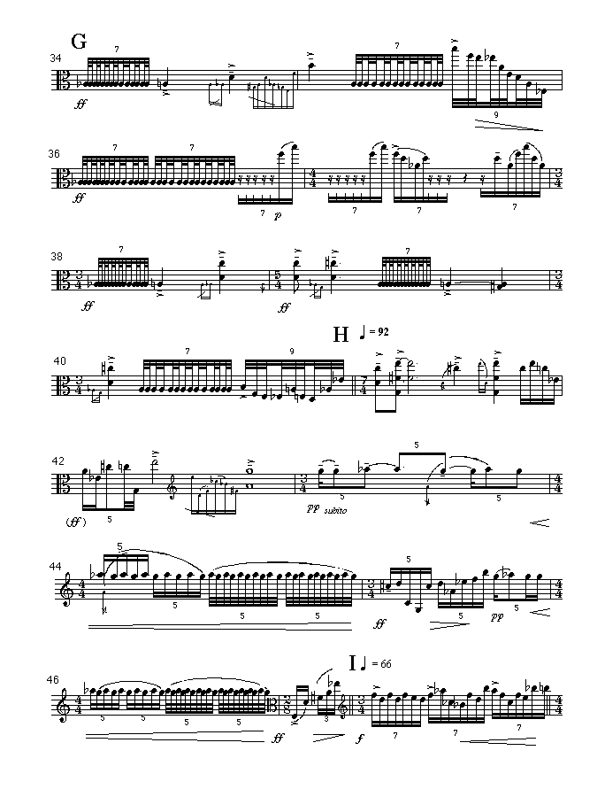 Page 3 m | frame IV | for viola solo