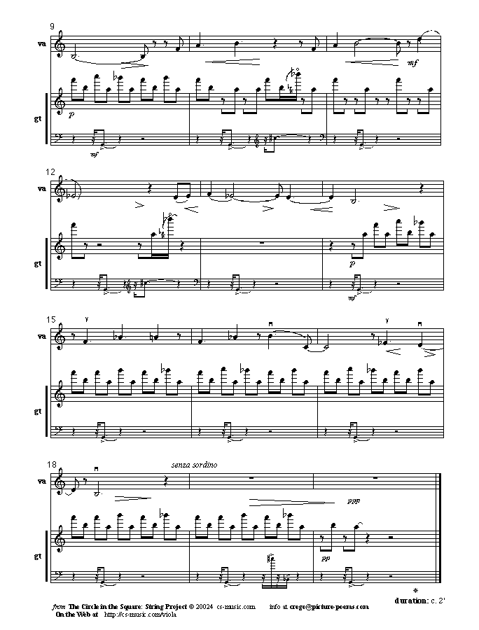 Page 2 of Suite | II | viola & guitar
