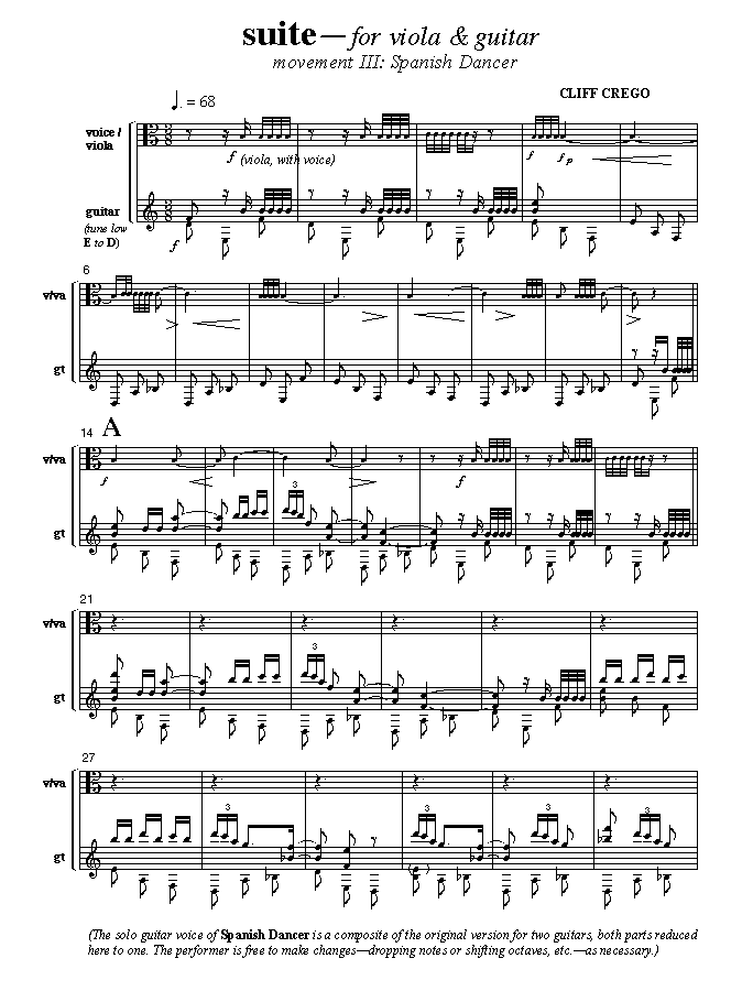 Page 1 of Suite | III | viola & guitar