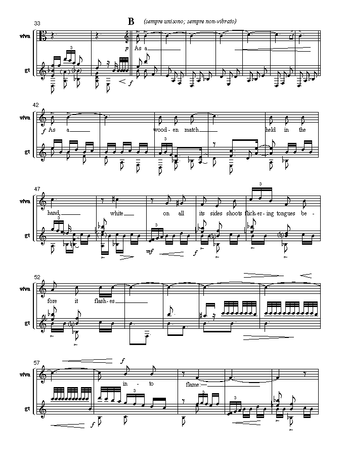 Page 2 of Suite | III | viola & guitar